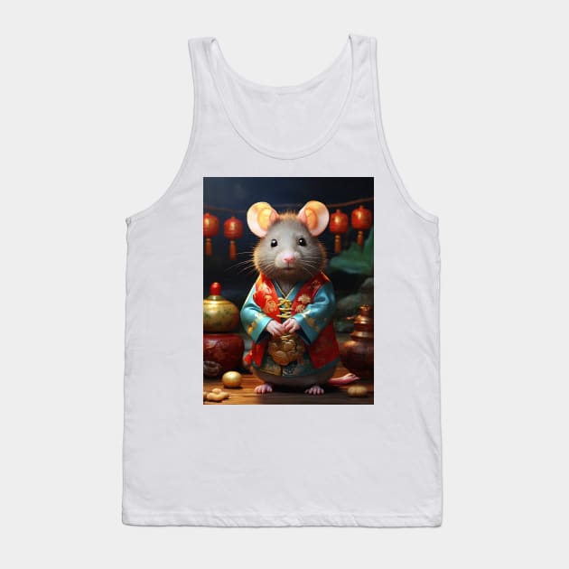 KUNG HEI FAT CHOI – THE RAT Tank Top by likbatonboot